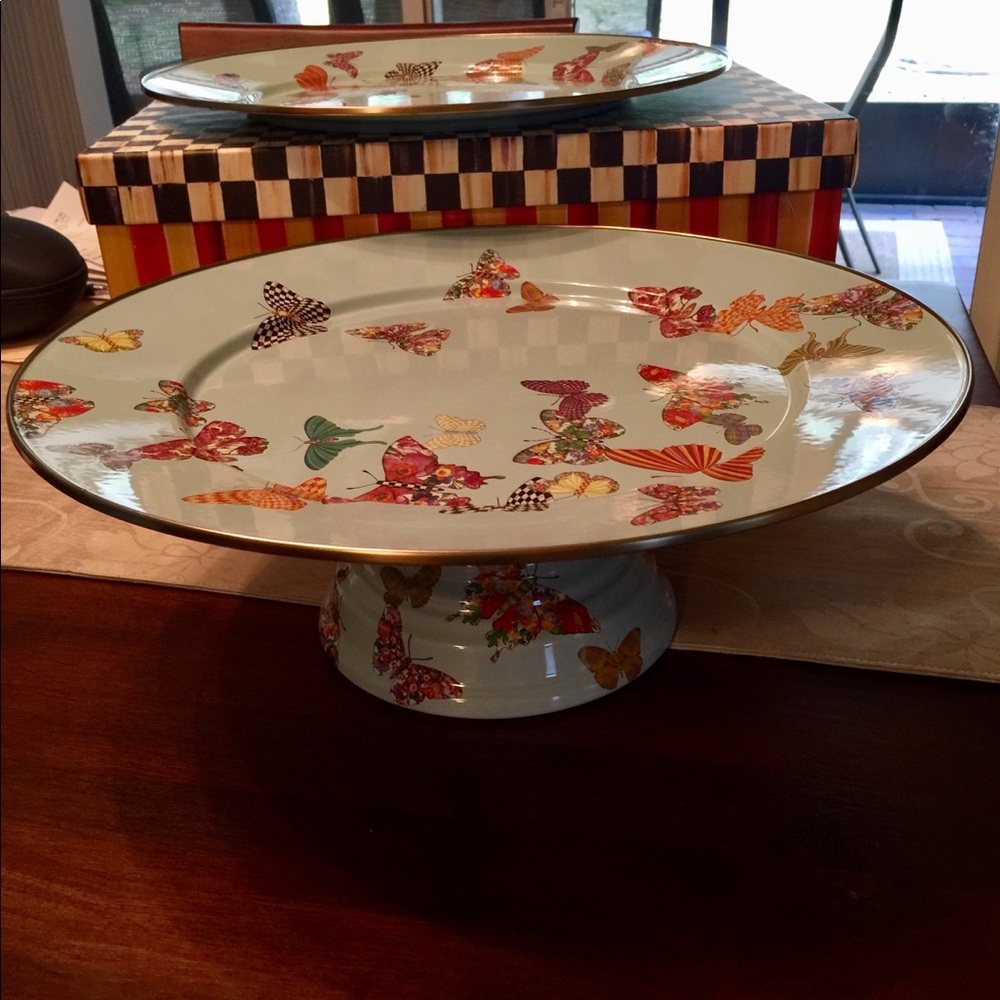 MacKenzie-Childs Pedestal Platter